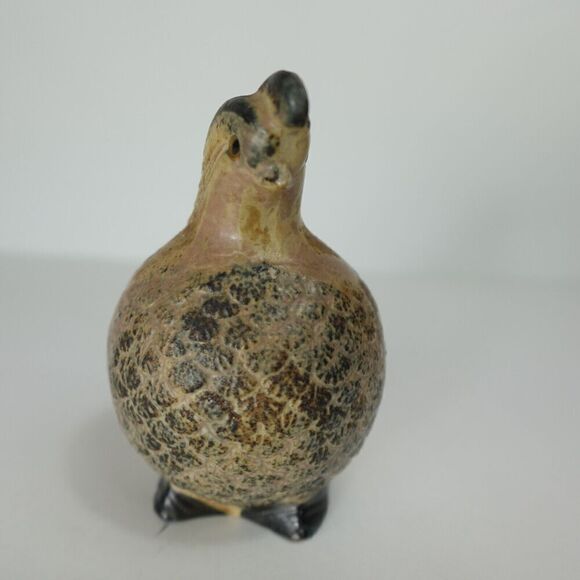 Mother & Baby Quail Figurines Earth Tone Japan - Picture 10 of 11